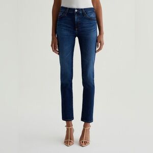 AG Mari Crop Mid-Rise Slim Straight